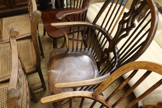 Two Windsor chairs